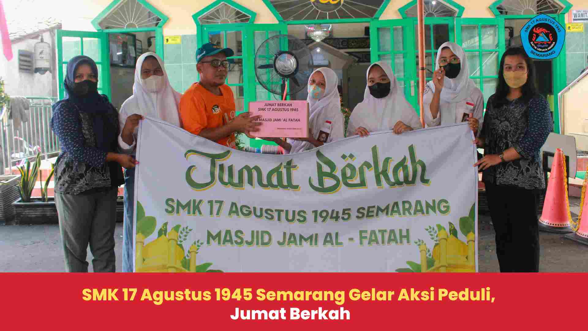 SMK 17 Agustus 1945 Semarang Gelar Aksi Peduli, Jumat Berkah
