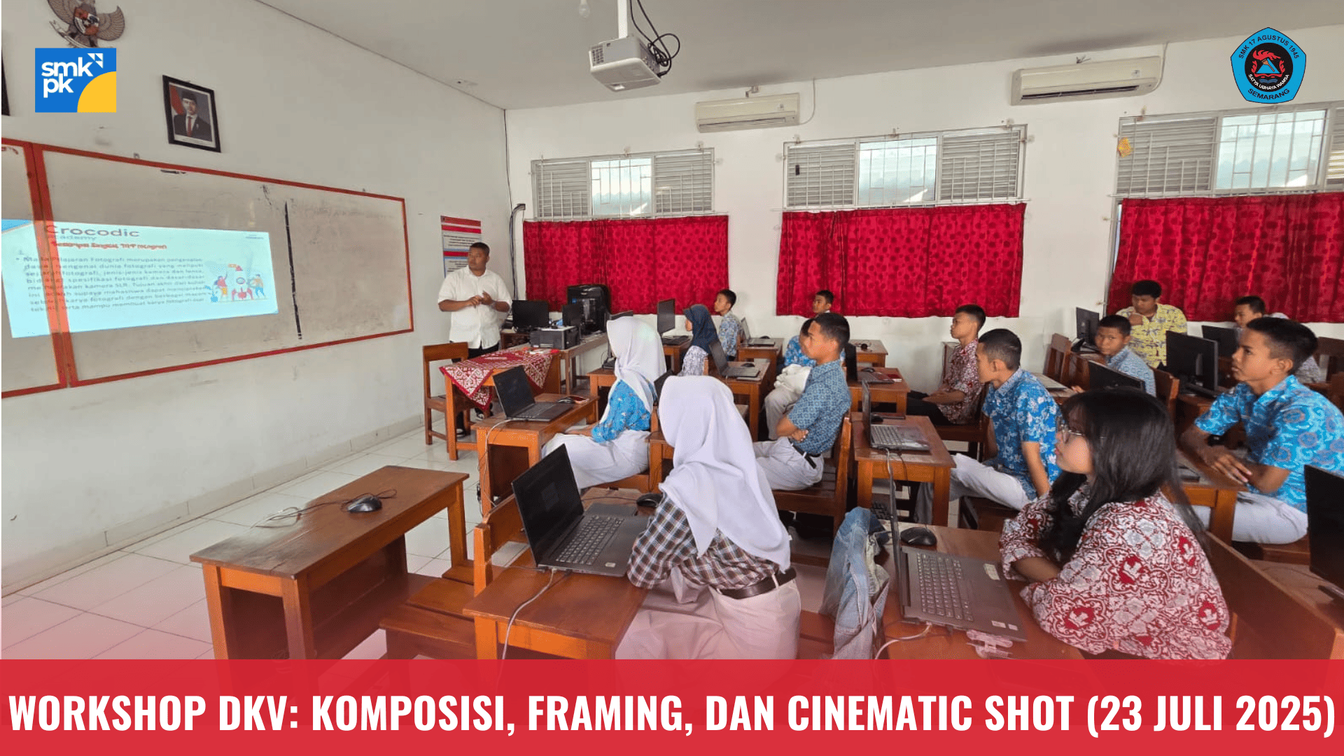 Workshop Kuasai Komposisi, Framing, & Cinematic Shot dalam DKV