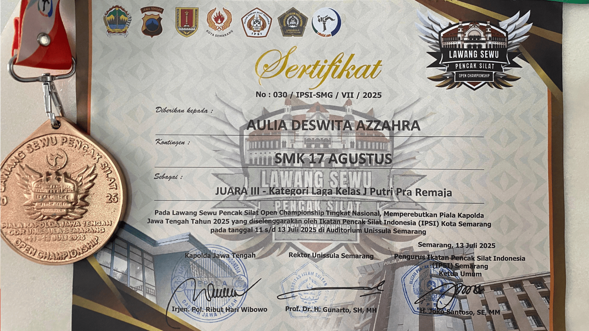 Kisah Inspiratif Aulia Deswita Azzahra