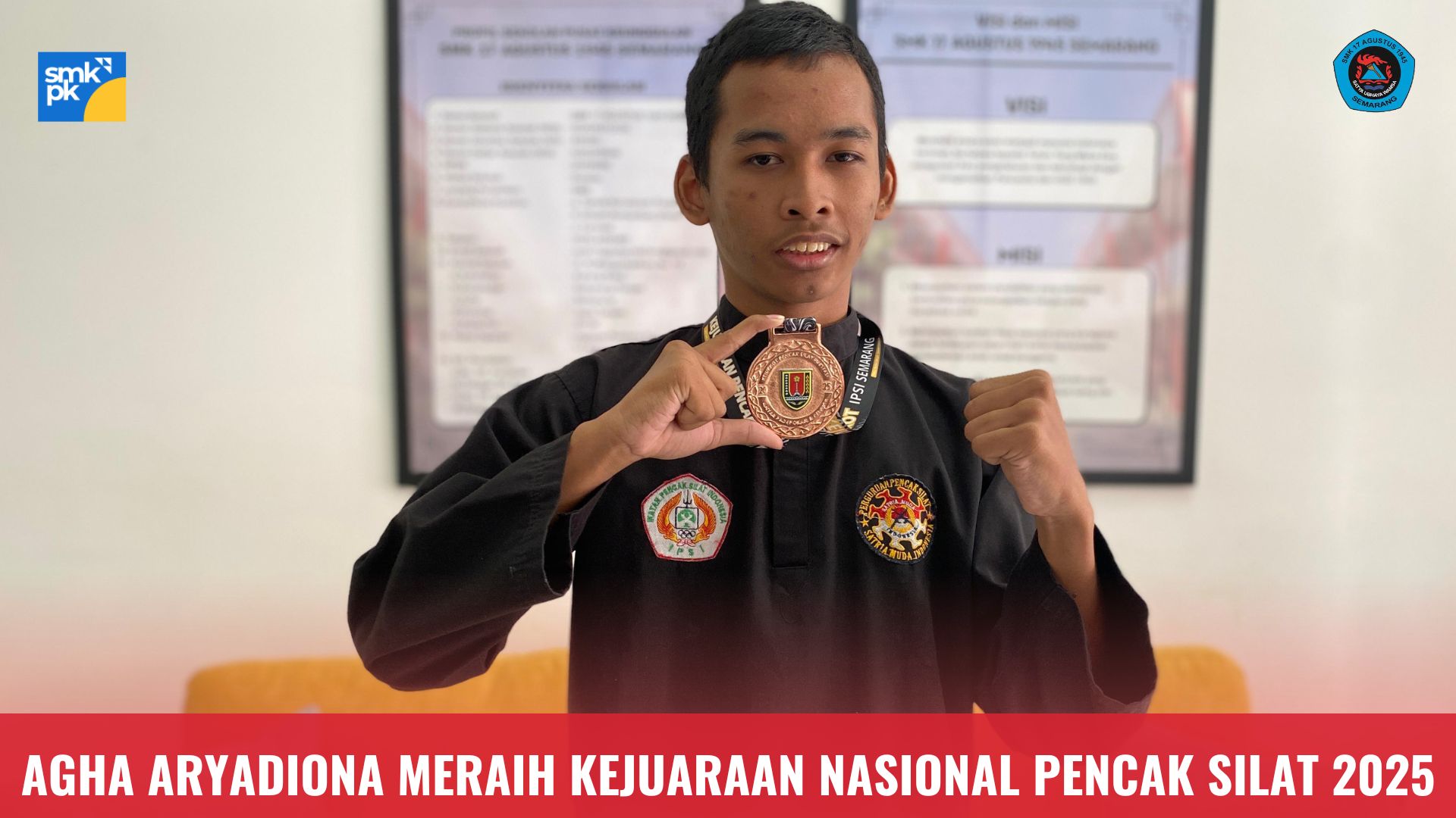 Siswa SMK 17 Agustus Semarang Meraih Kejuaraan Nasional Pencak Silat 2025